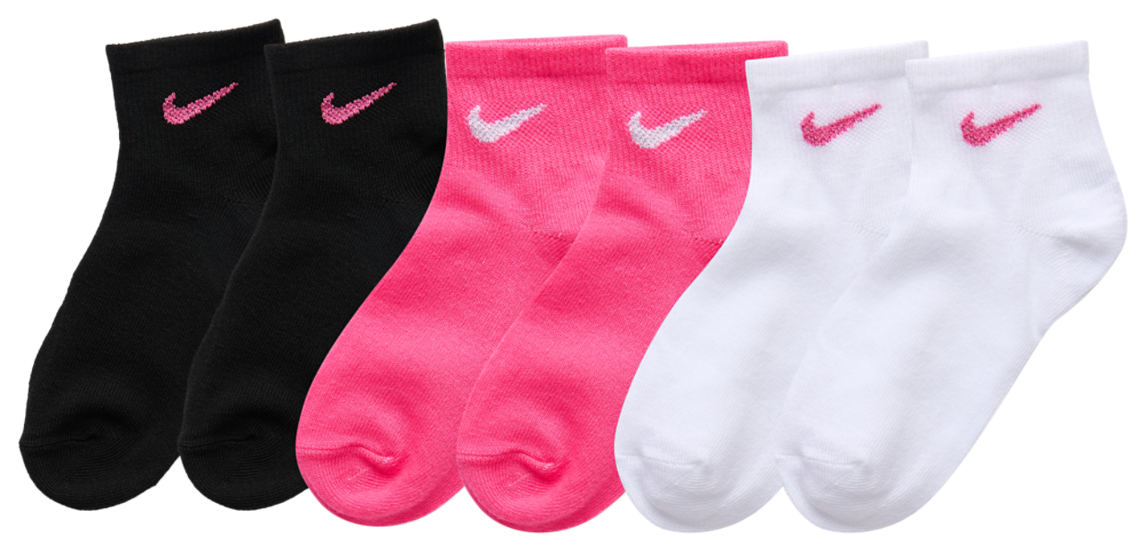 Nike Metallic Crew Socks 6 Pack Image 1 of 4. Tap to open photo gallery.