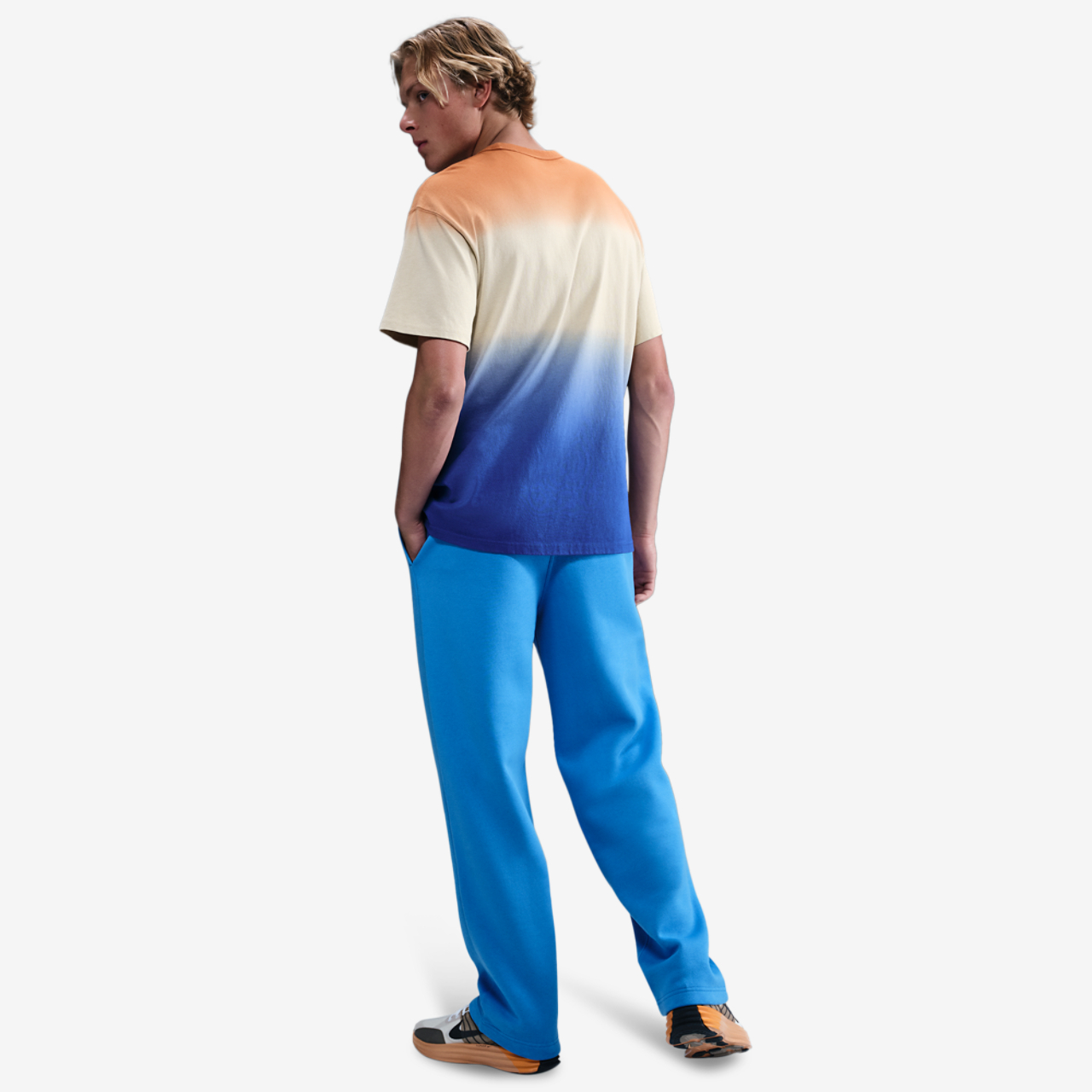 Nike Open Hem Club Pants Image 4 of 4. Tap to open photo gallery.