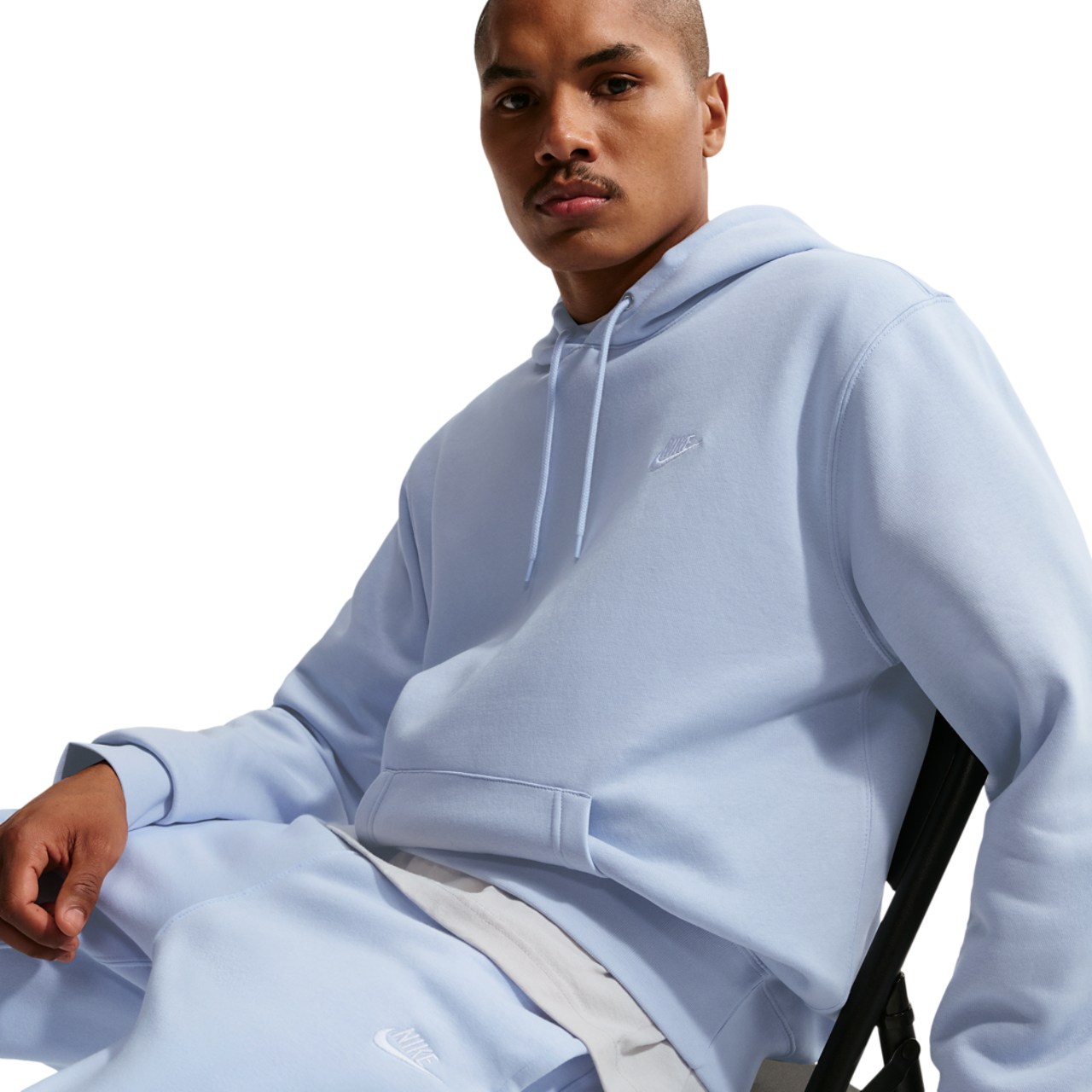 Nike Club BB Pull Over Hoodie Image 5 of 7. Tap to open photo gallery.