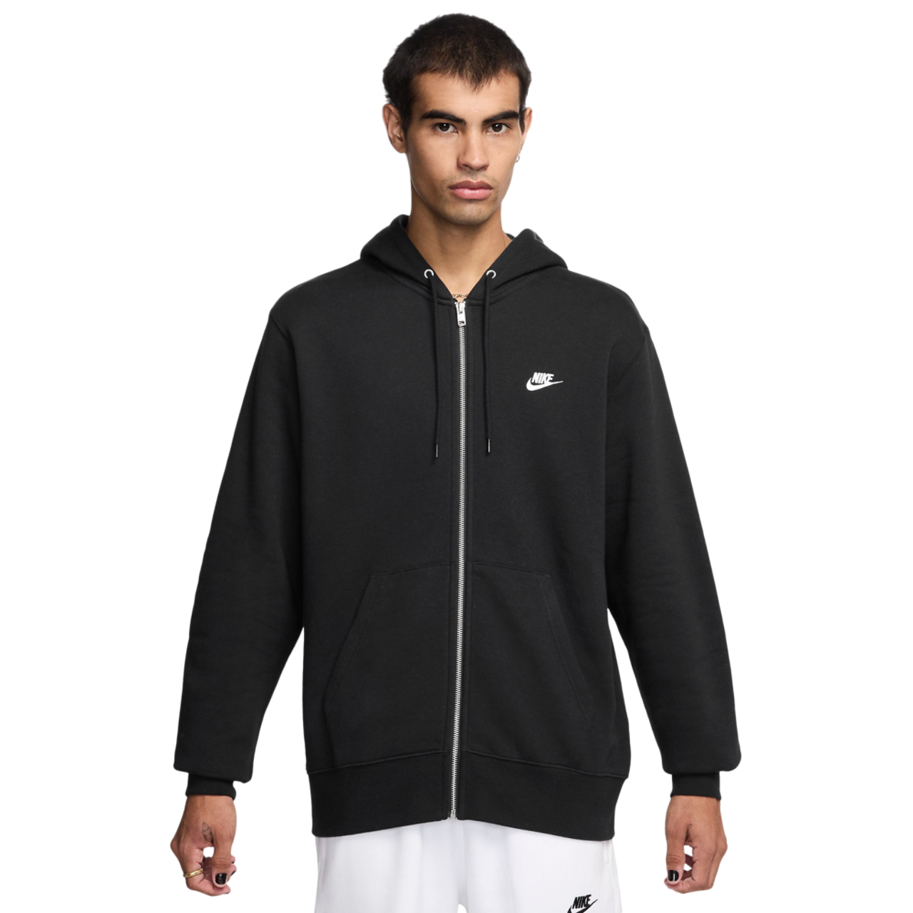 Nike Club Full-Zip Hoodie Image 1 of 3. Tap to open photo gallery.