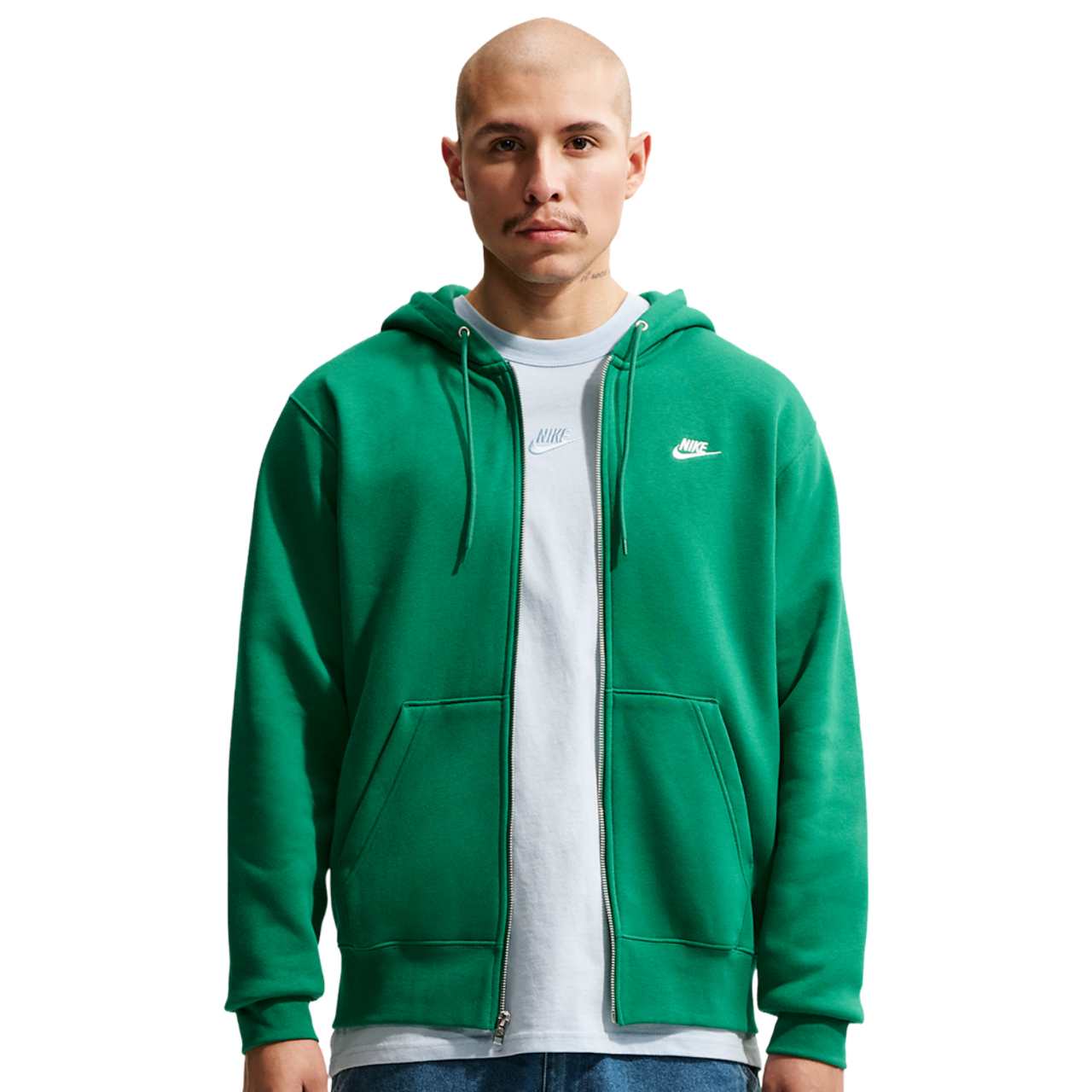 Nike Club Full-Zip Hoodie Image 1 of 7. Tap to open photo gallery.