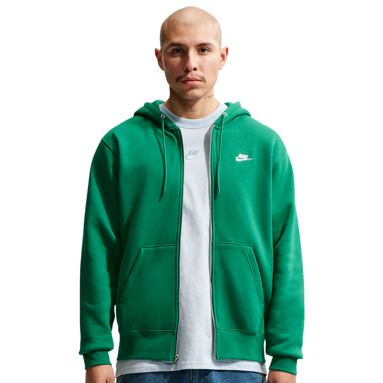 Nike Club Full-Zip Hoodie Image 1 of 7. Tap to open photo gallery.