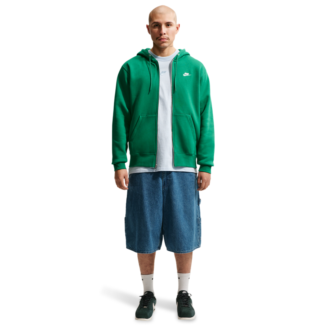 Nike Club Full-Zip Hoodie Image 6 of 7. Tap to open photo gallery.