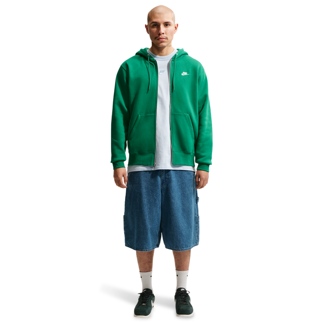 Nike Club Full-Zip Hoodie Image 6 of 7. Tap to open photo gallery.