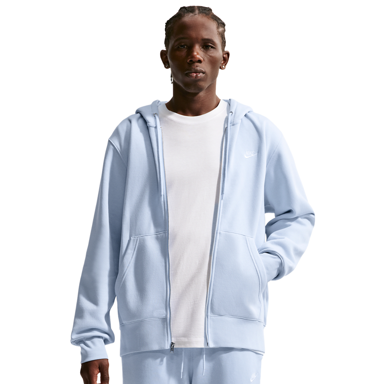 Nike Club Full-Zip Hoodie Image 1 of 7. Tap to open photo gallery.