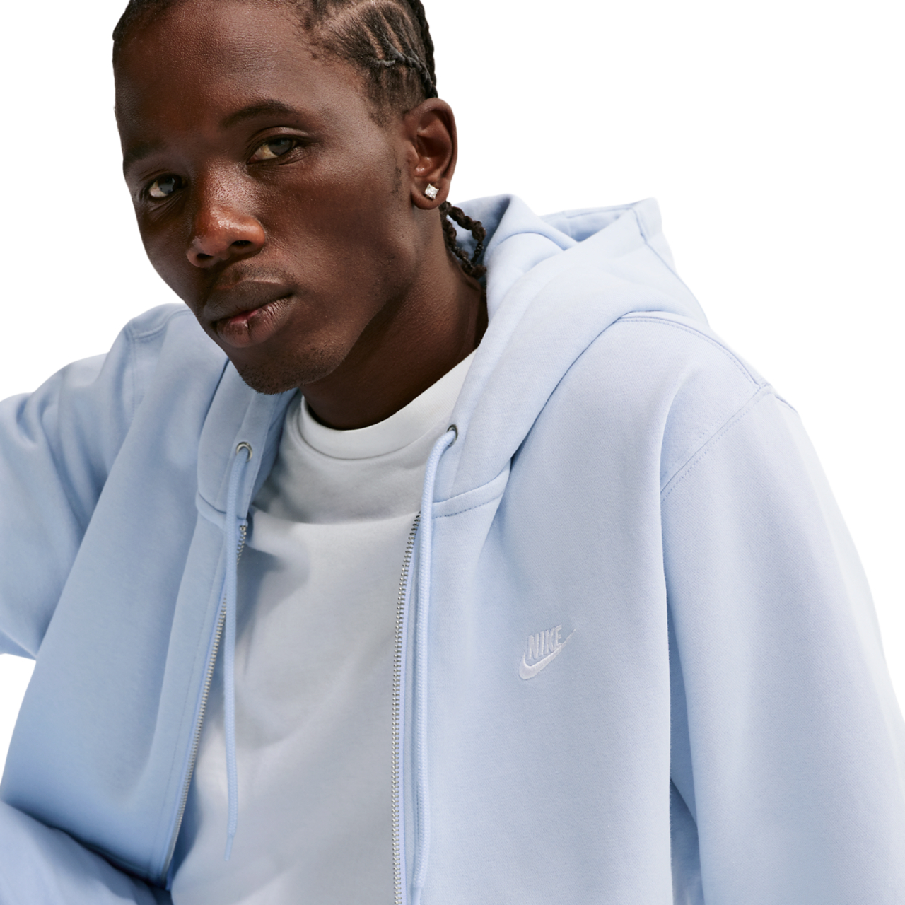 Nike Club Full-Zip Hoodie Image 5 of 7. Tap to open photo gallery.