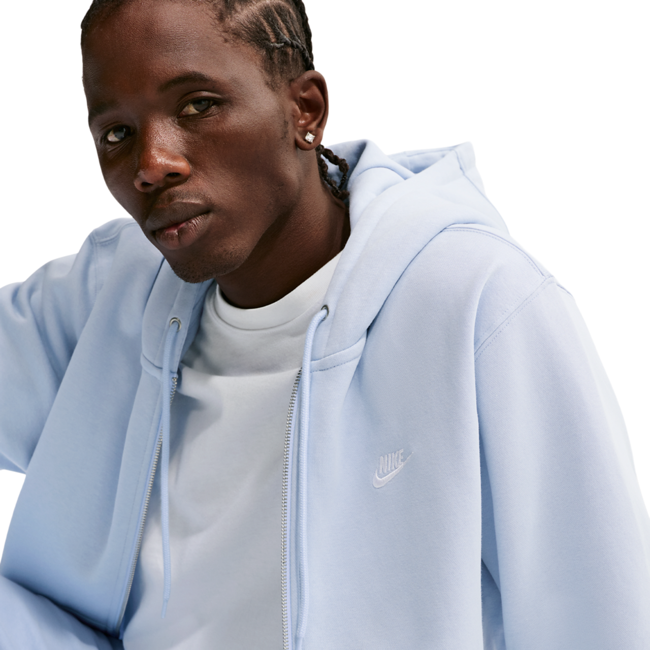 Nike Club Full-Zip Hoodie Image 5 of 7. Tap to open photo gallery.