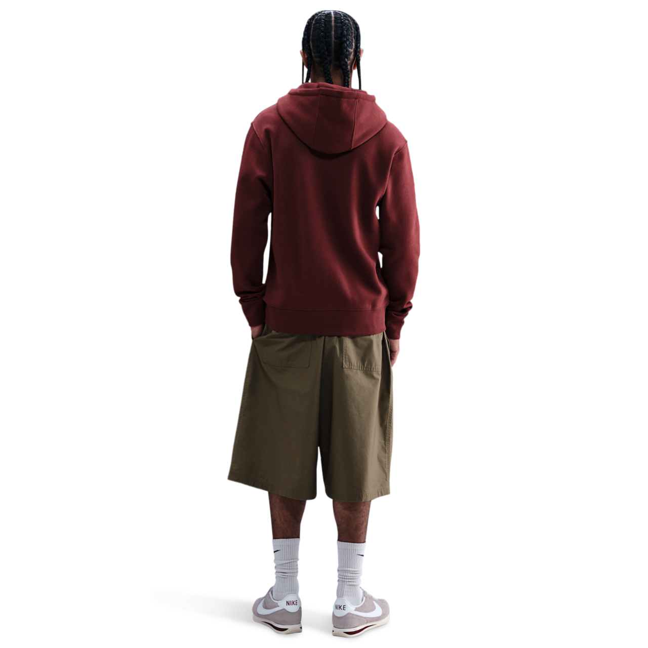 Nike Club Full-Zip Hoodie Image 4 of 4. Tap to open photo gallery.