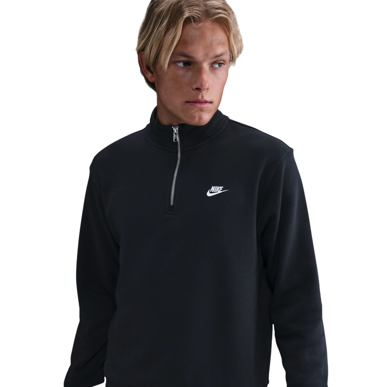 Nike Club Fleece Half-Zip Image 3 of 3. Tap to open photo gallery.