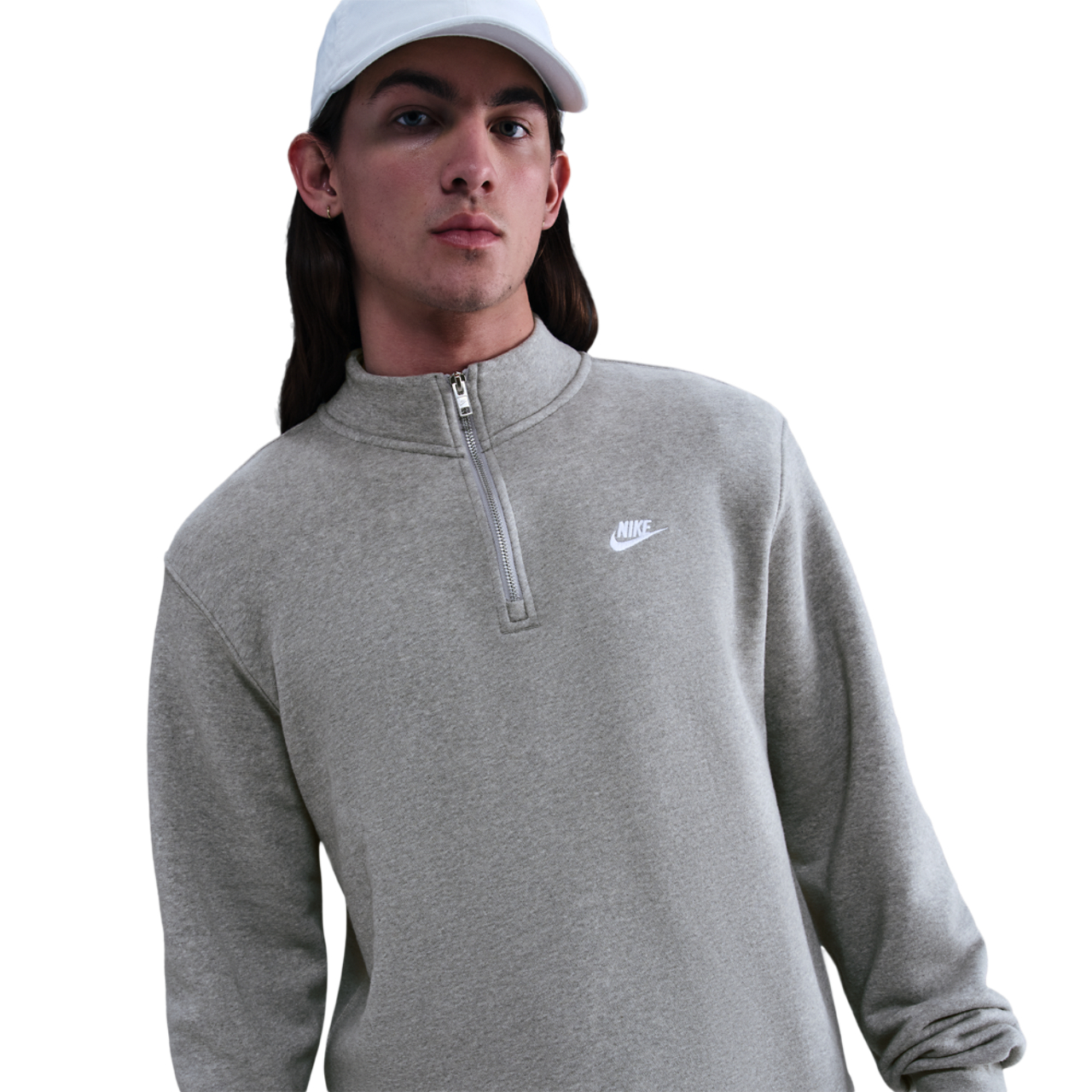 Nike Club Fleece Half-Zip Image 3 of 7. Tap to open photo gallery.