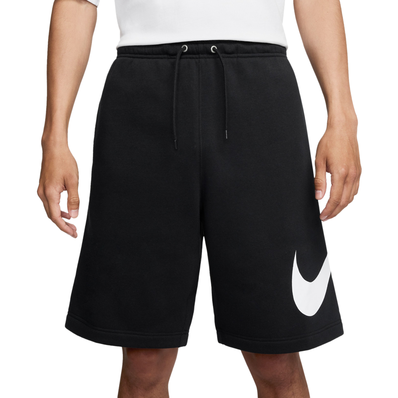 Nike Solo Swoosh Fleece Shorts Image 1 of 4. Tap to open photo gallery.