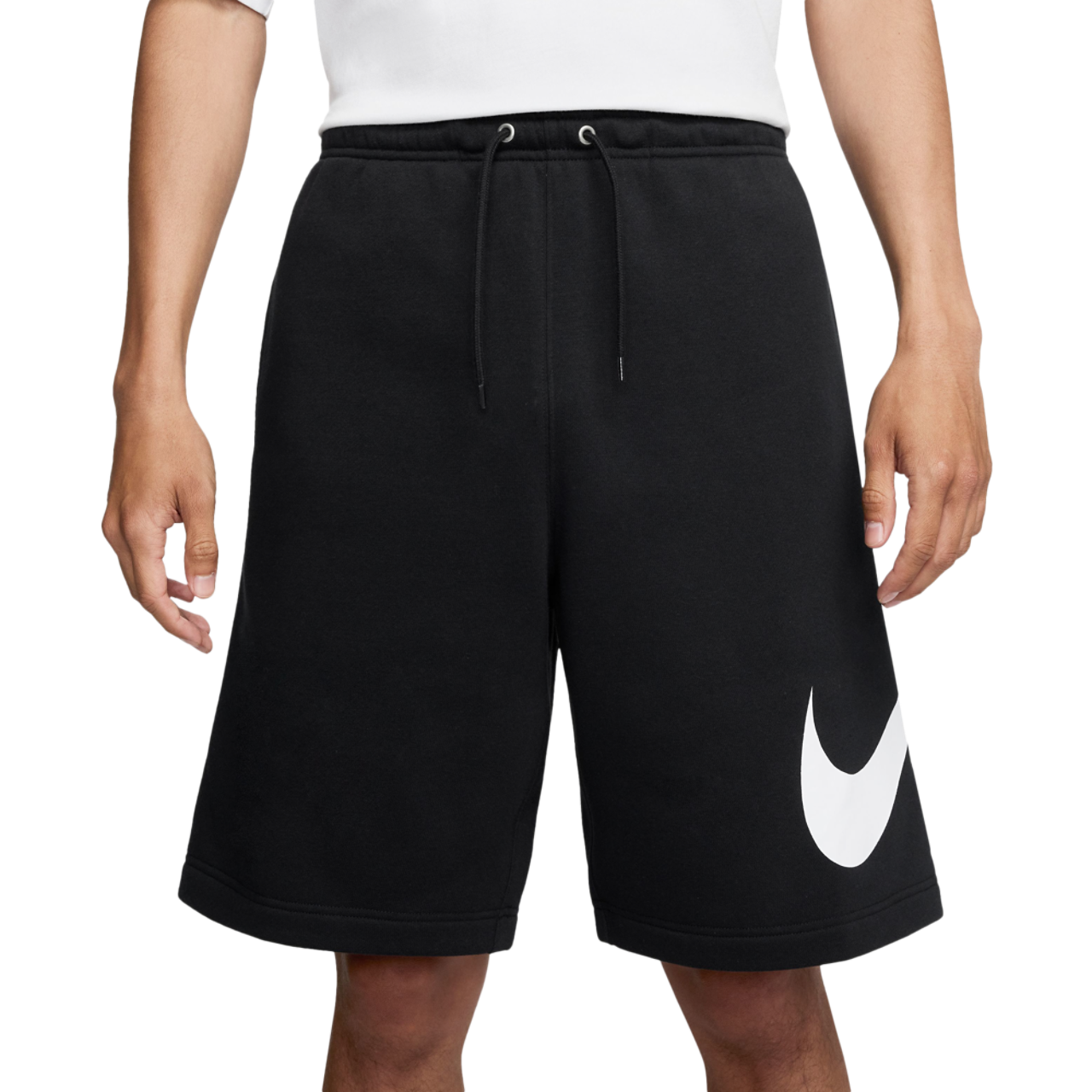 Nike Solo Swoosh Fleece Shorts Image 1 of 4. Tap to open photo gallery.