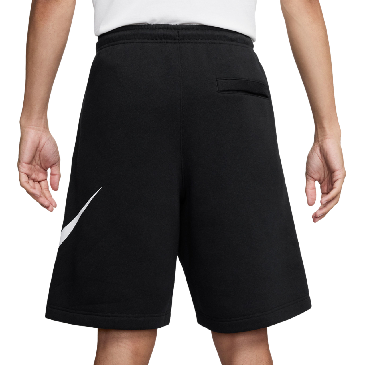 Nike Solo Swoosh Fleece Shorts Image 2 of 4. Tap to open photo gallery.