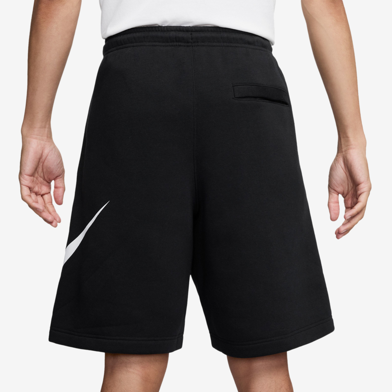 Nike Solo Swoosh Fleece Shorts Image 2 of 4. Tap to open photo gallery.