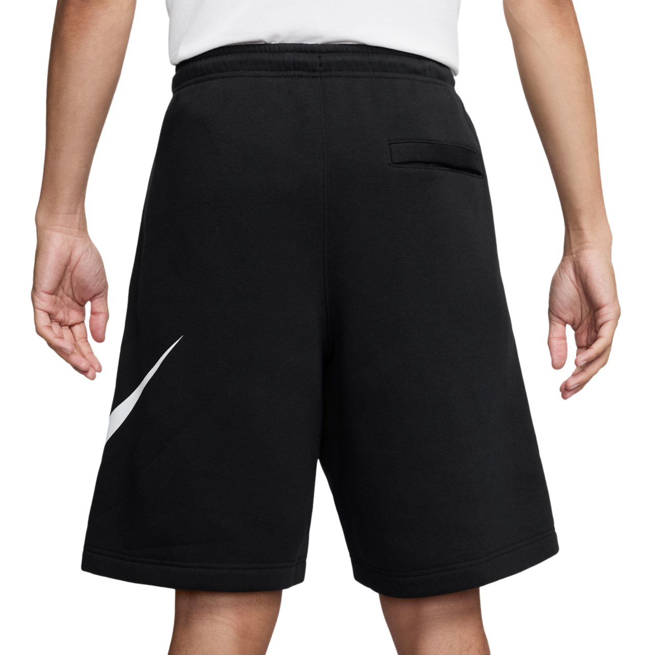 Nike Solo Swoosh Fleece Shorts Image 2 of 4. Tap to open photo gallery.
