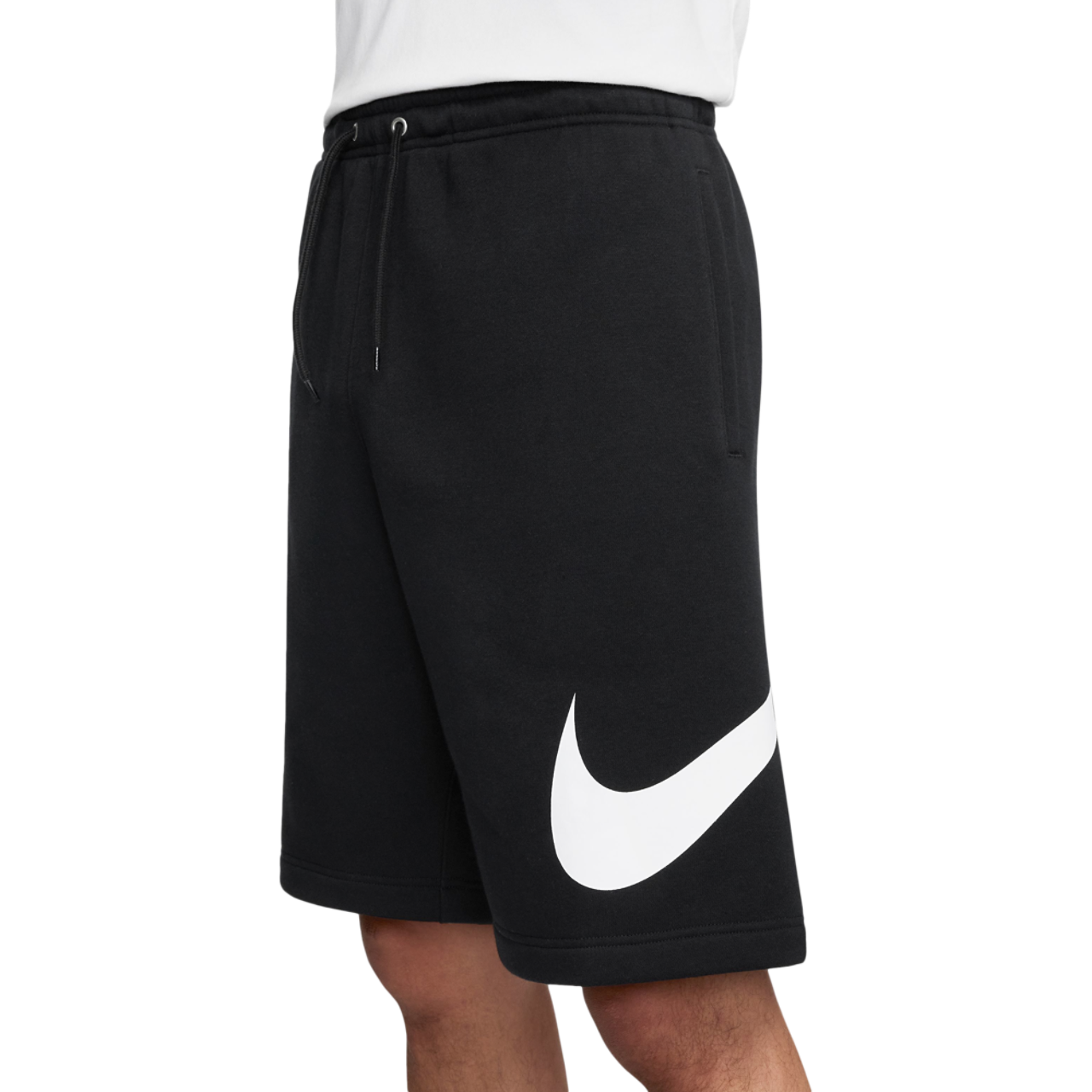 Nike Solo Swoosh Fleece Shorts Image 3 of 4. Tap to open photo gallery.