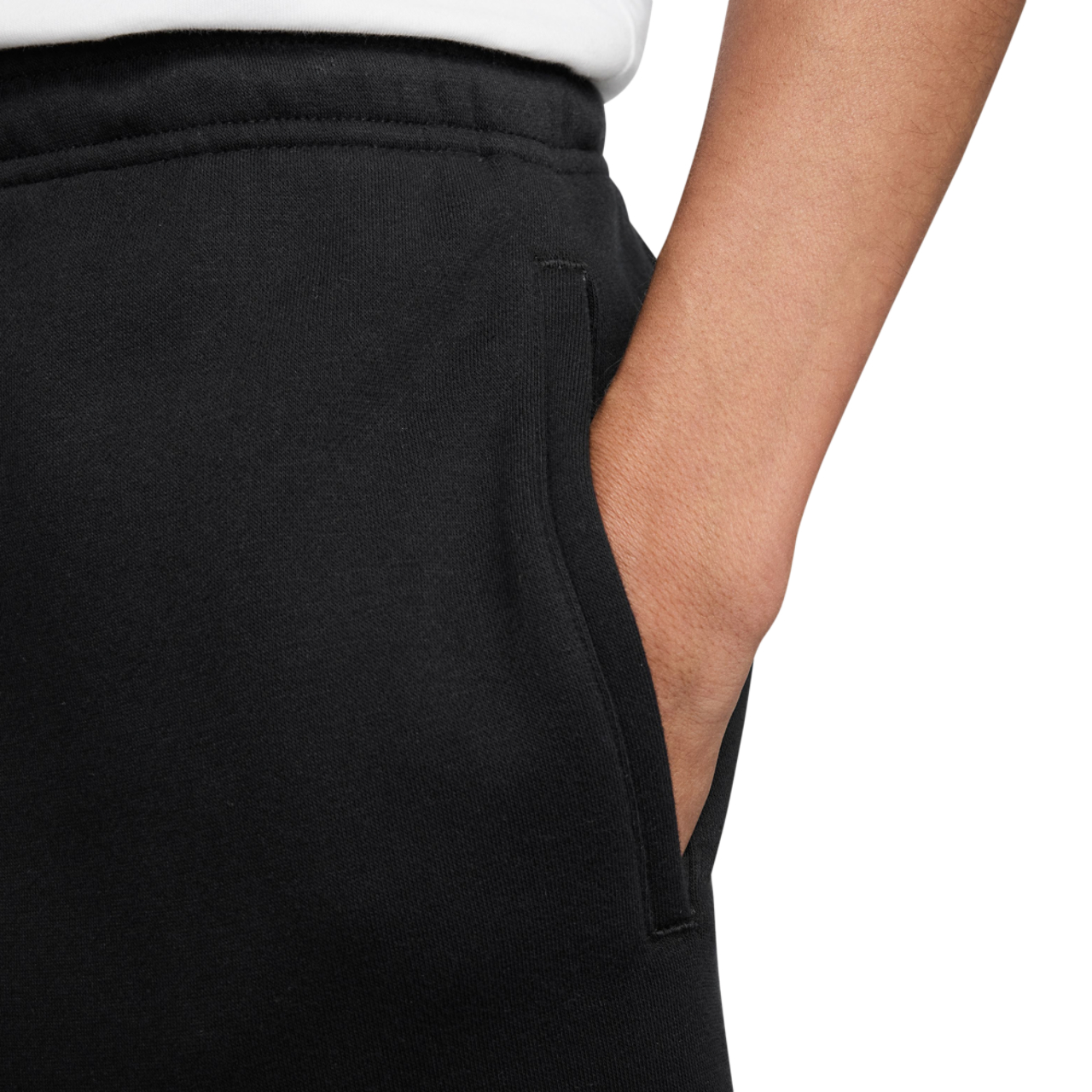 Nike Solo Swoosh Fleece Shorts Image 4 of 4. Tap to open photo gallery.
