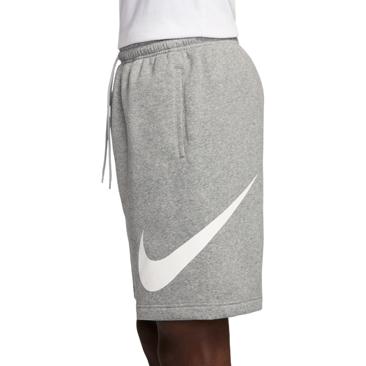 Nike Solo Swoosh Fleece Shorts Image 3 of 4. Tap to open photo gallery.
