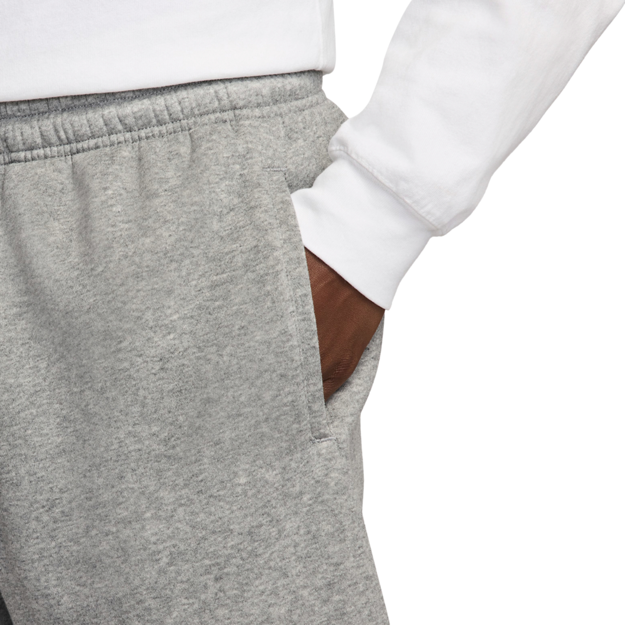 Nike Solo Swoosh Fleece Shorts Image 4 of 4. Tap to open photo gallery.
