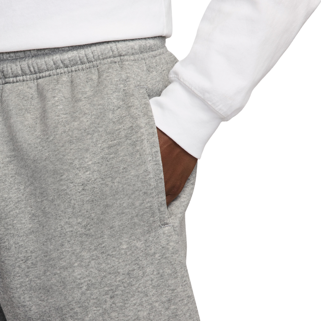 Nike Solo Swoosh Fleece Shorts Image 4 of 4. Tap to open photo gallery.