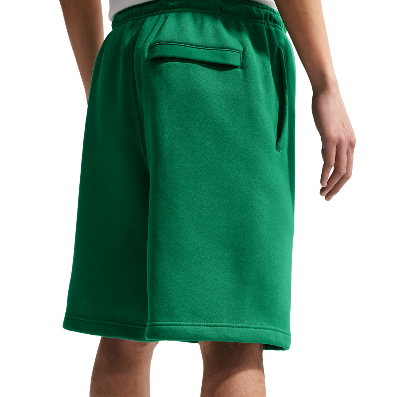 Nike Solo Swoosh Fleece Shorts Image 4 of 7. Tap to open photo gallery.