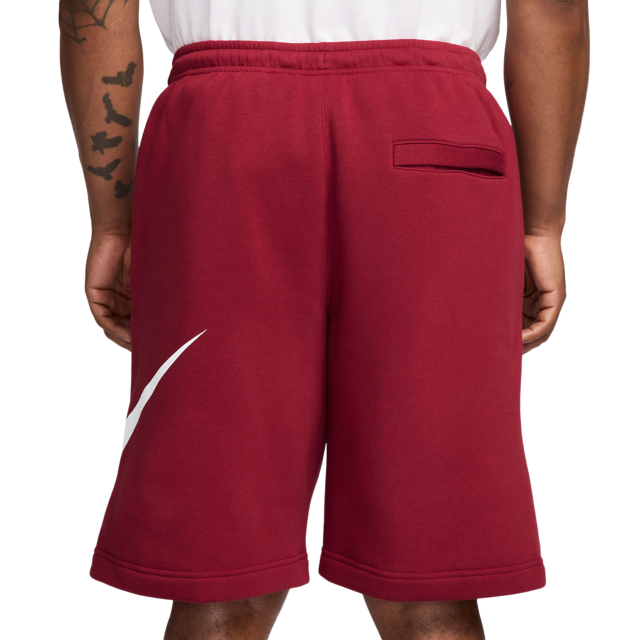 Nike Solo Swoosh Fleece Shorts Image 2 of 4. Tap to open photo gallery.