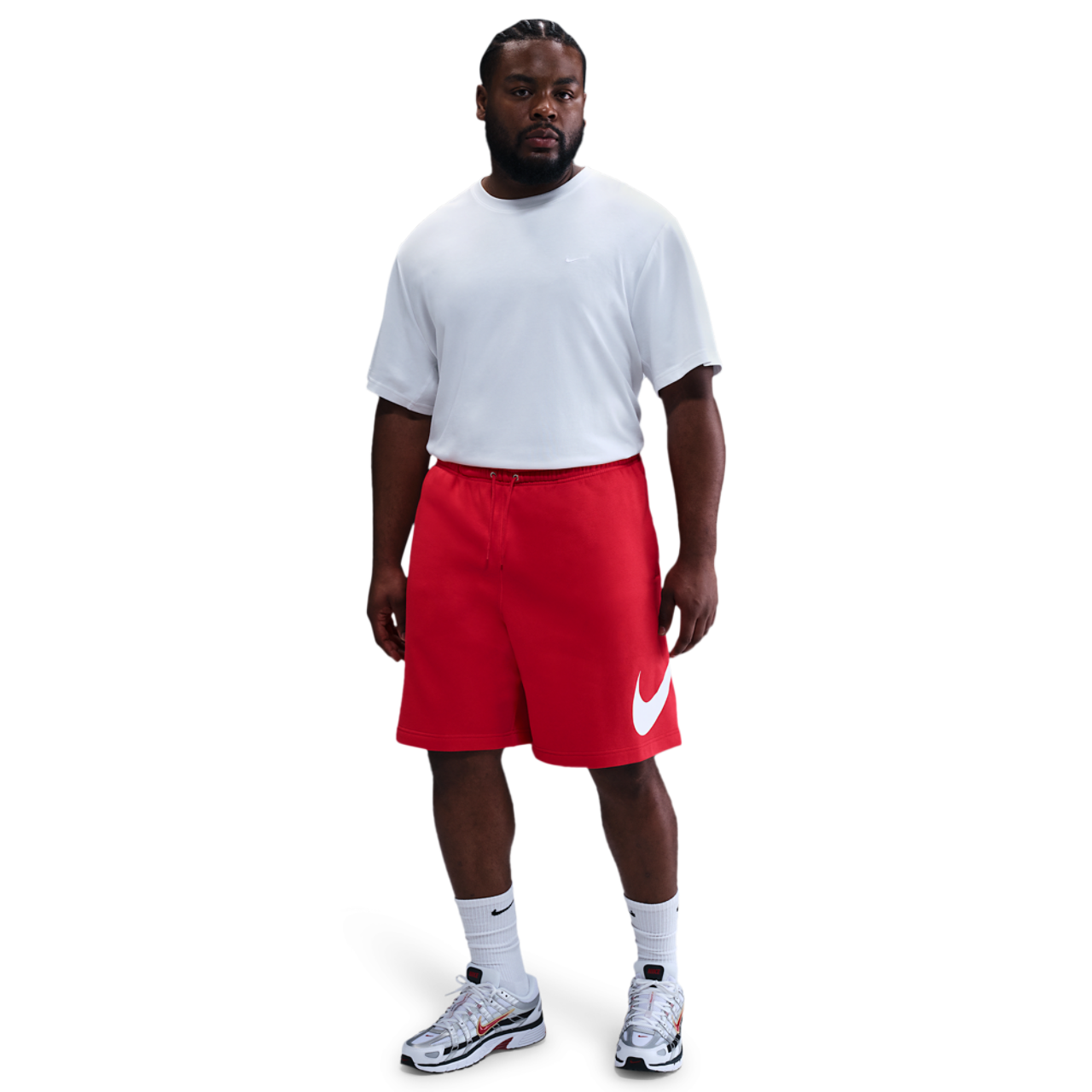 Nike Solo Swoosh Fleece Shorts Image 1 of 3. Tap to open photo gallery.