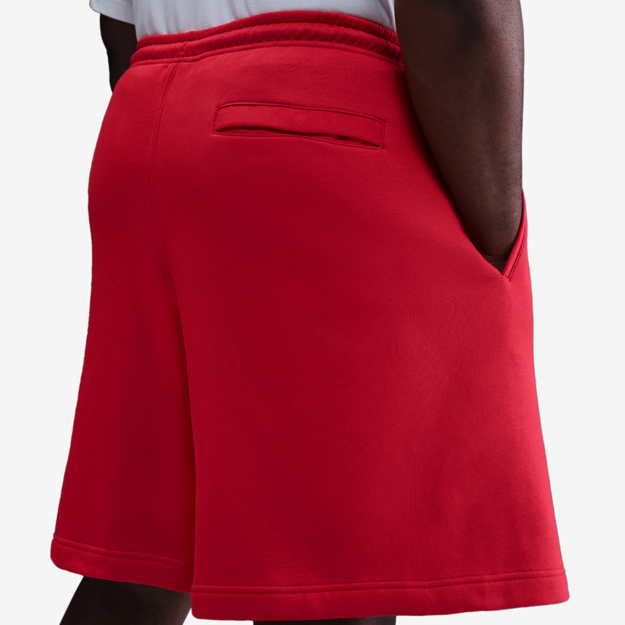 Nike Solo Swoosh Fleece Shorts Image 3 of 3. Tap to open photo gallery.
