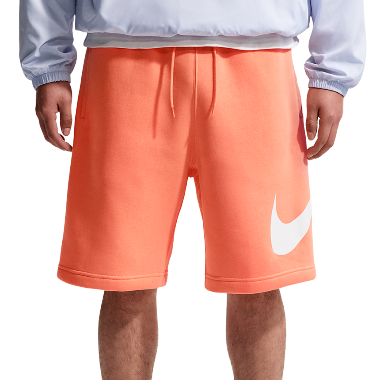 Nike Solo Swoosh Fleece Shorts Image 1 of 6. Tap to open photo gallery.