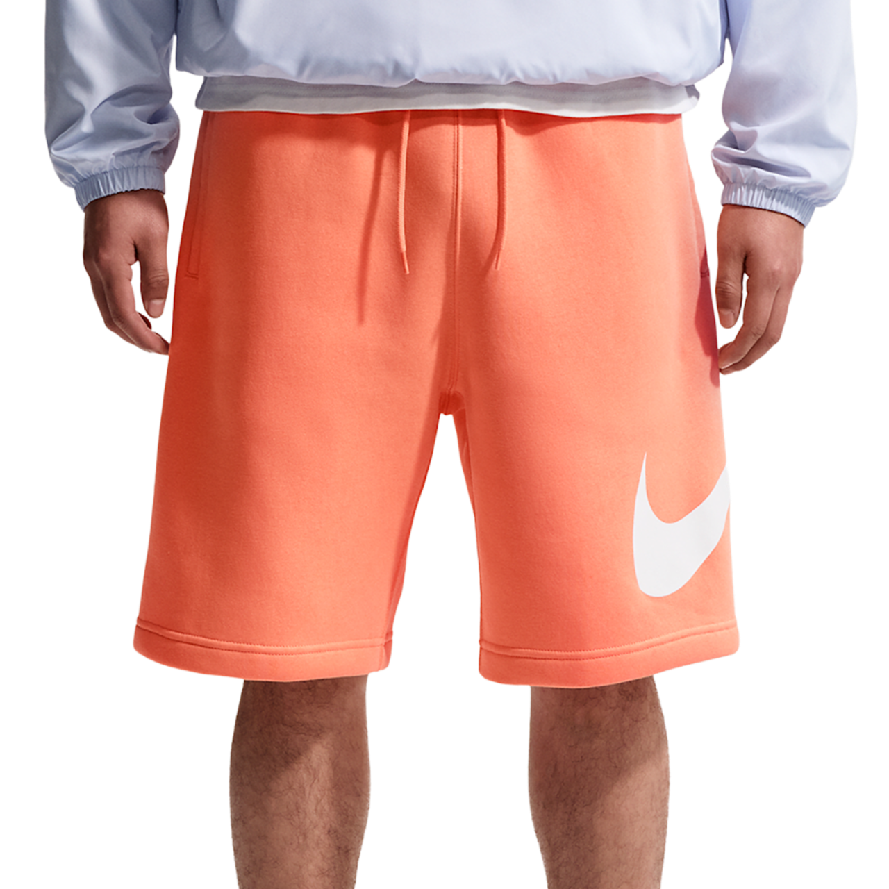 Nike Solo Swoosh Fleece Shorts Image 1 of 6. Tap to open photo gallery.