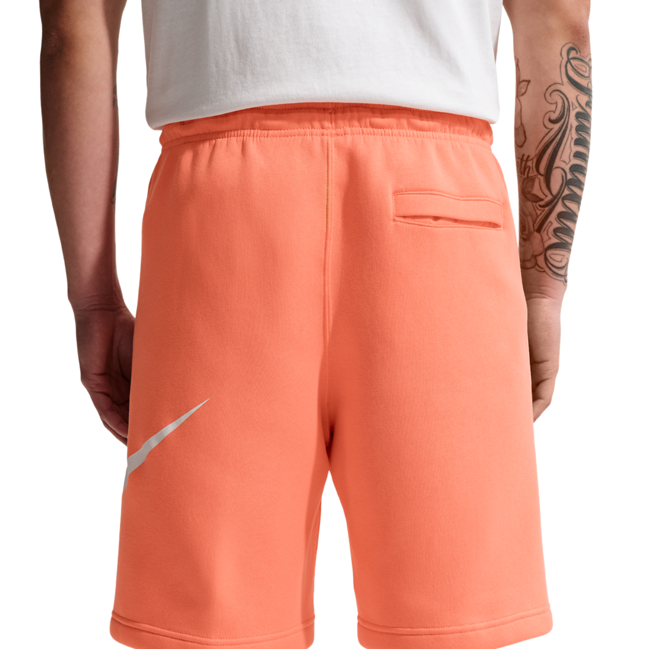 Nike Solo Swoosh Fleece Shorts Image 2 of 6. Tap to open photo gallery.