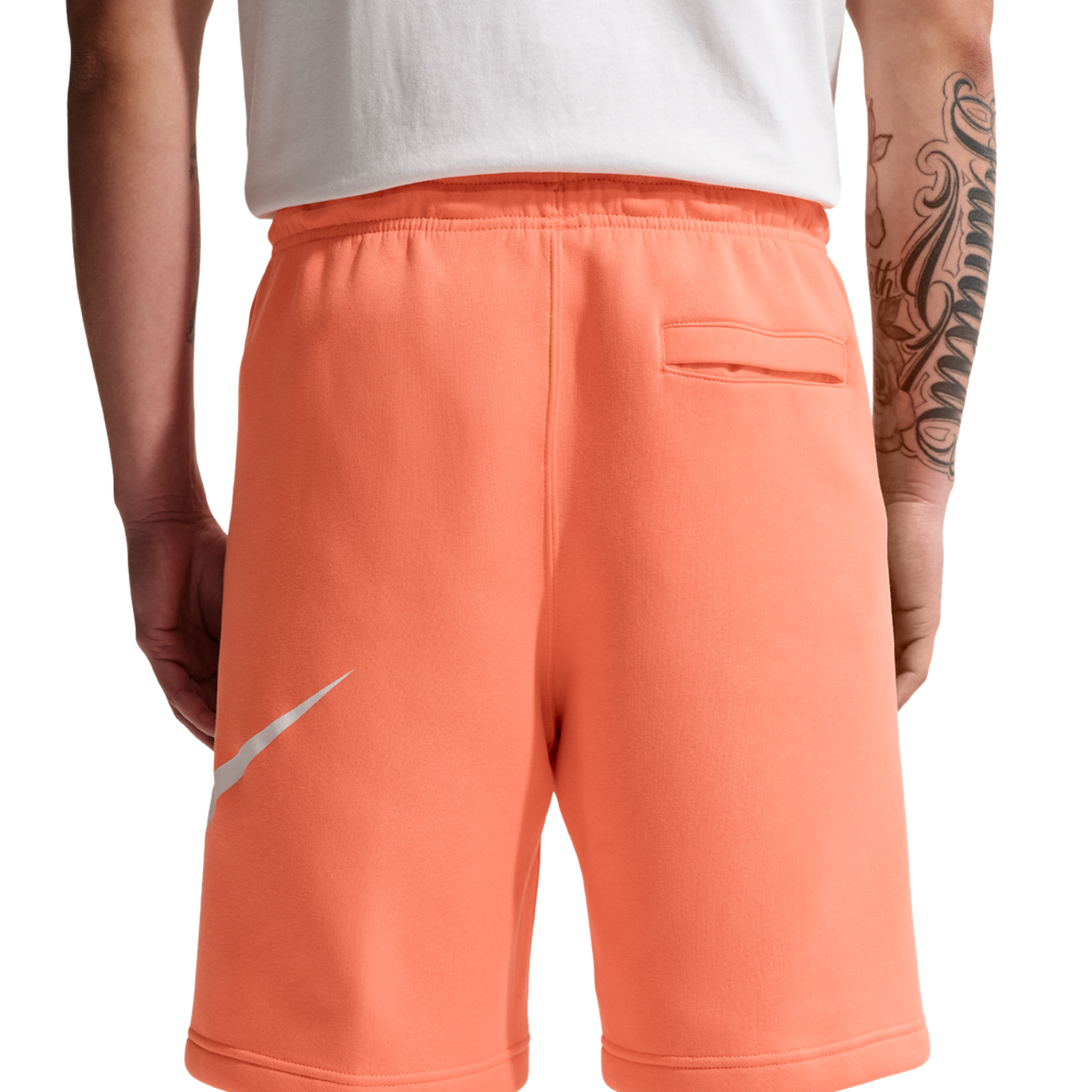 Nike Solo Swoosh Fleece Shorts Image 2 of 6. Tap to open photo gallery.