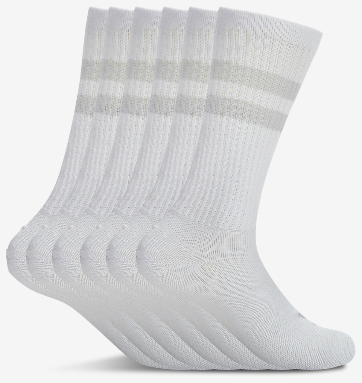 Under Armour Essential 6 Pack Crew Socks Image 2 of 4. Tap to open photo gallery.