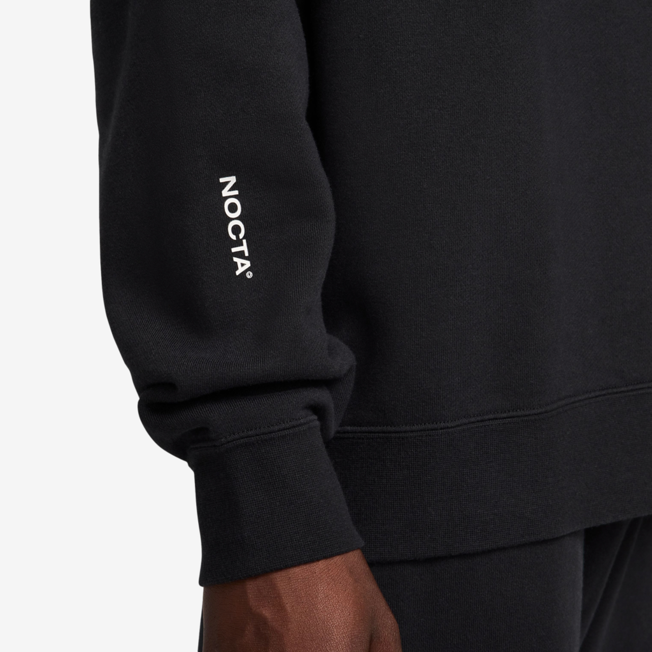 Nike NRG Nocta CS Fleece Crew Image 3 of 6. Tap to open photo gallery.