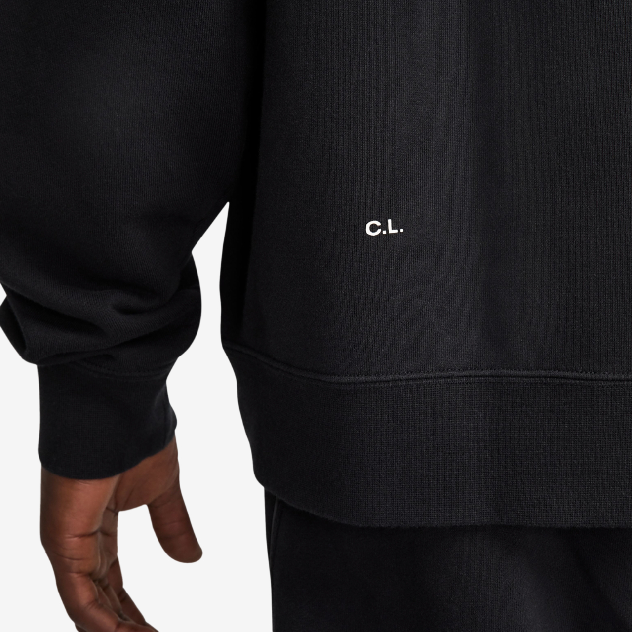 Nike NRG Nocta CS Fleece Crew Image 6 of 6. Tap to open photo gallery.