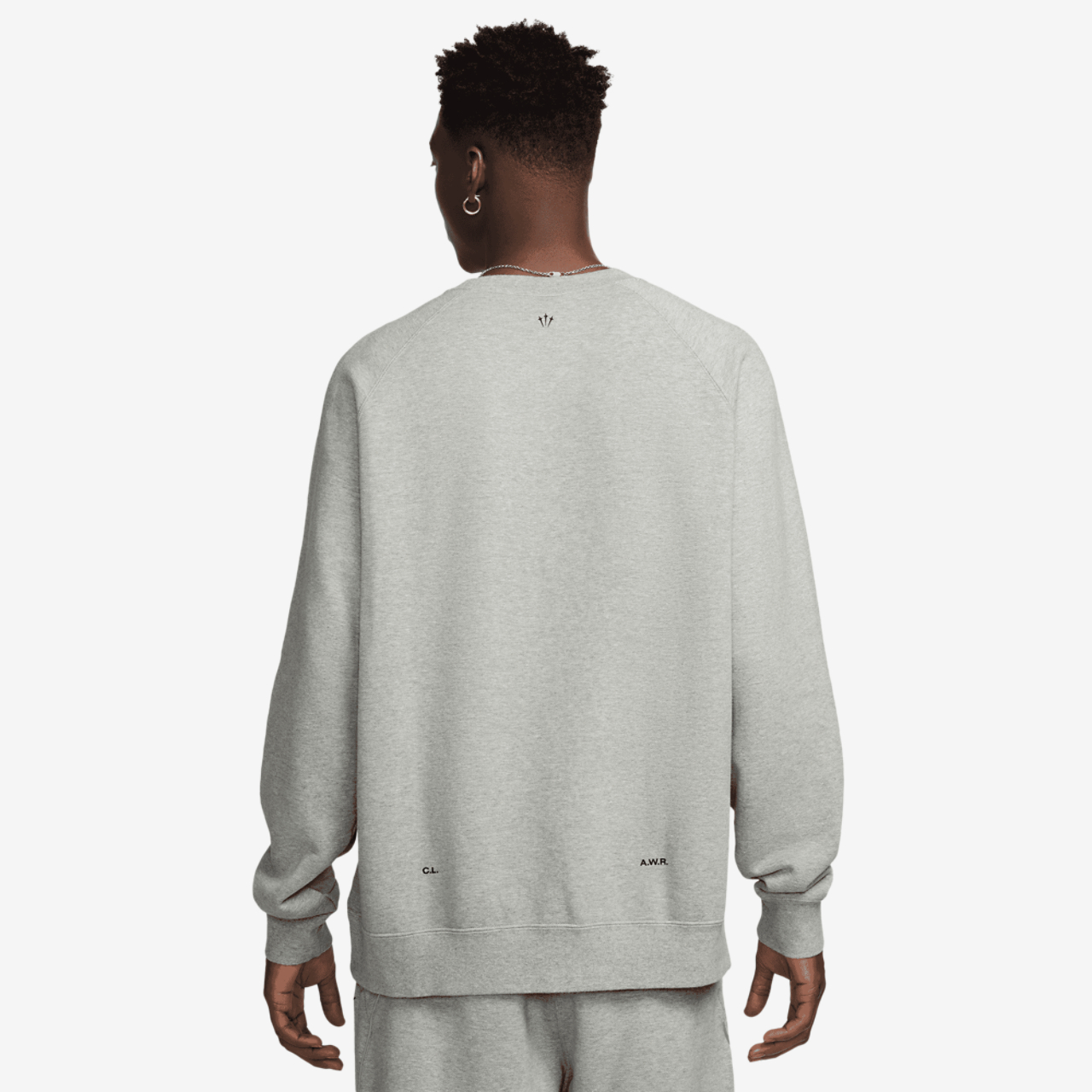 Nike NRG Nocta CS Fleece Crew Image 3 of 9. Tap to open photo gallery.