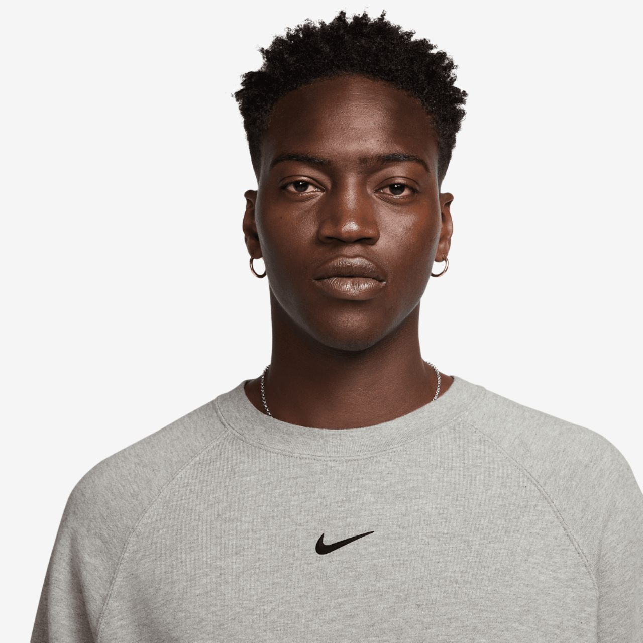 Nike NRG Nocta CS Fleece Crew Image 4 of 9. Tap to open photo gallery.