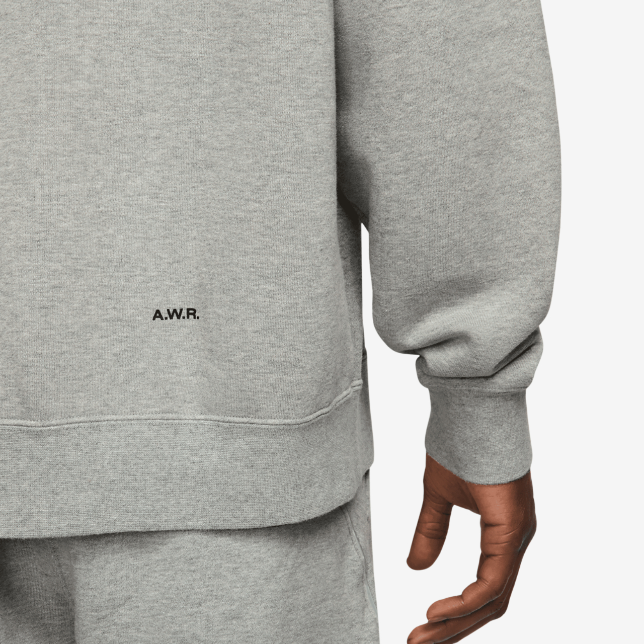 Nike NRG Nocta CS Fleece Crew Image 7 of 9. Tap to open photo gallery.
