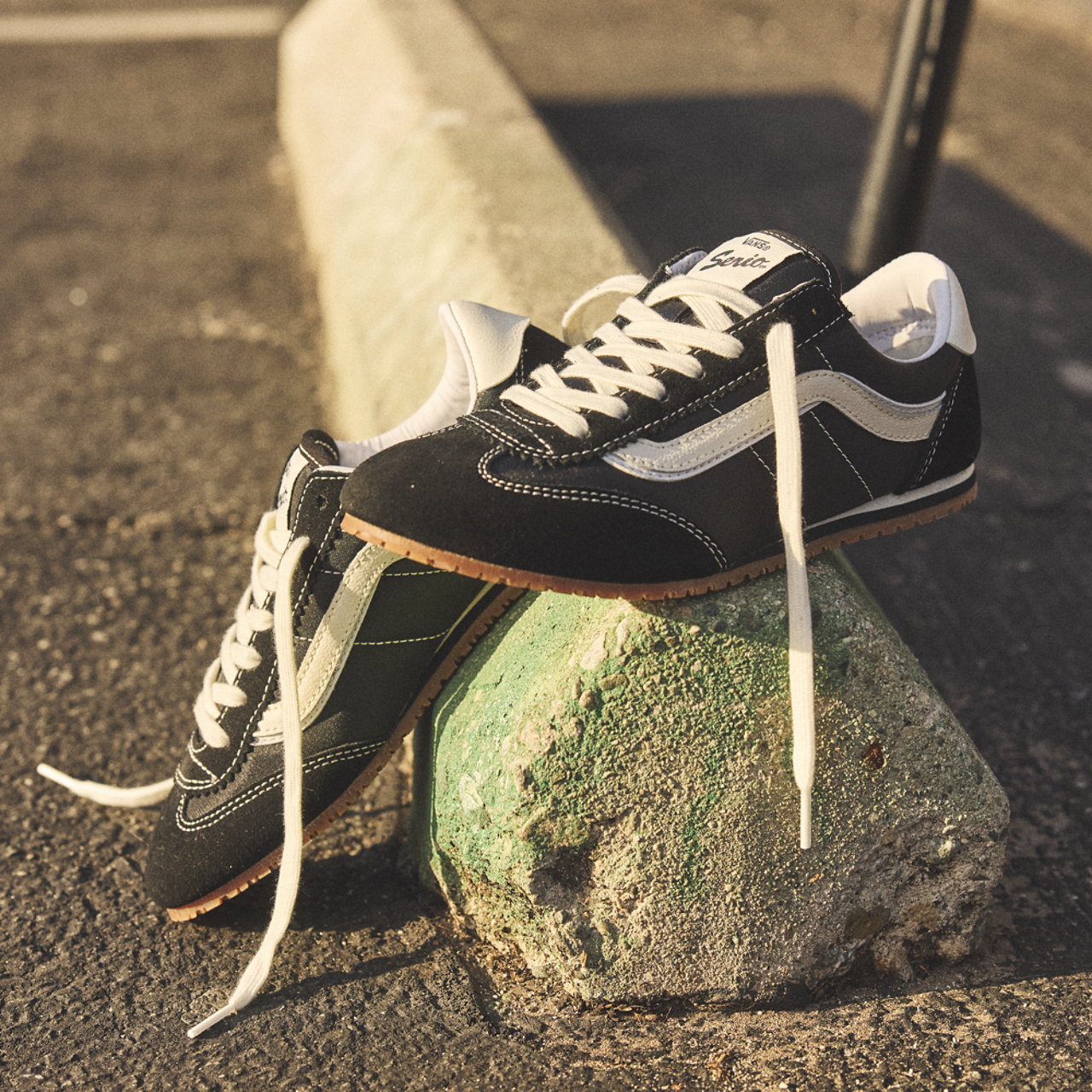 VANS】SUPER LOWPRO BLACK 25センチ アクセサリー付き Vans Super