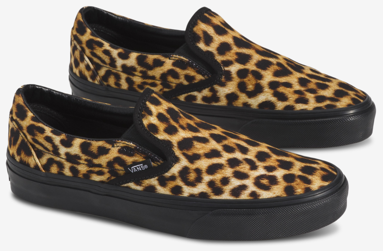 Vans Classic Slip-On Leopard Image 1 of 5. Tap to open photo gallery.
