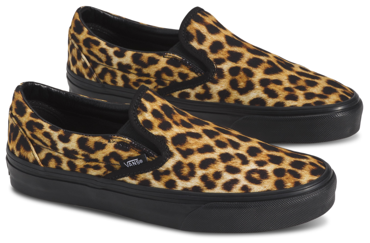 Vans Classic Slip-On Leopard Image 1 of 5. Tap to open photo gallery.