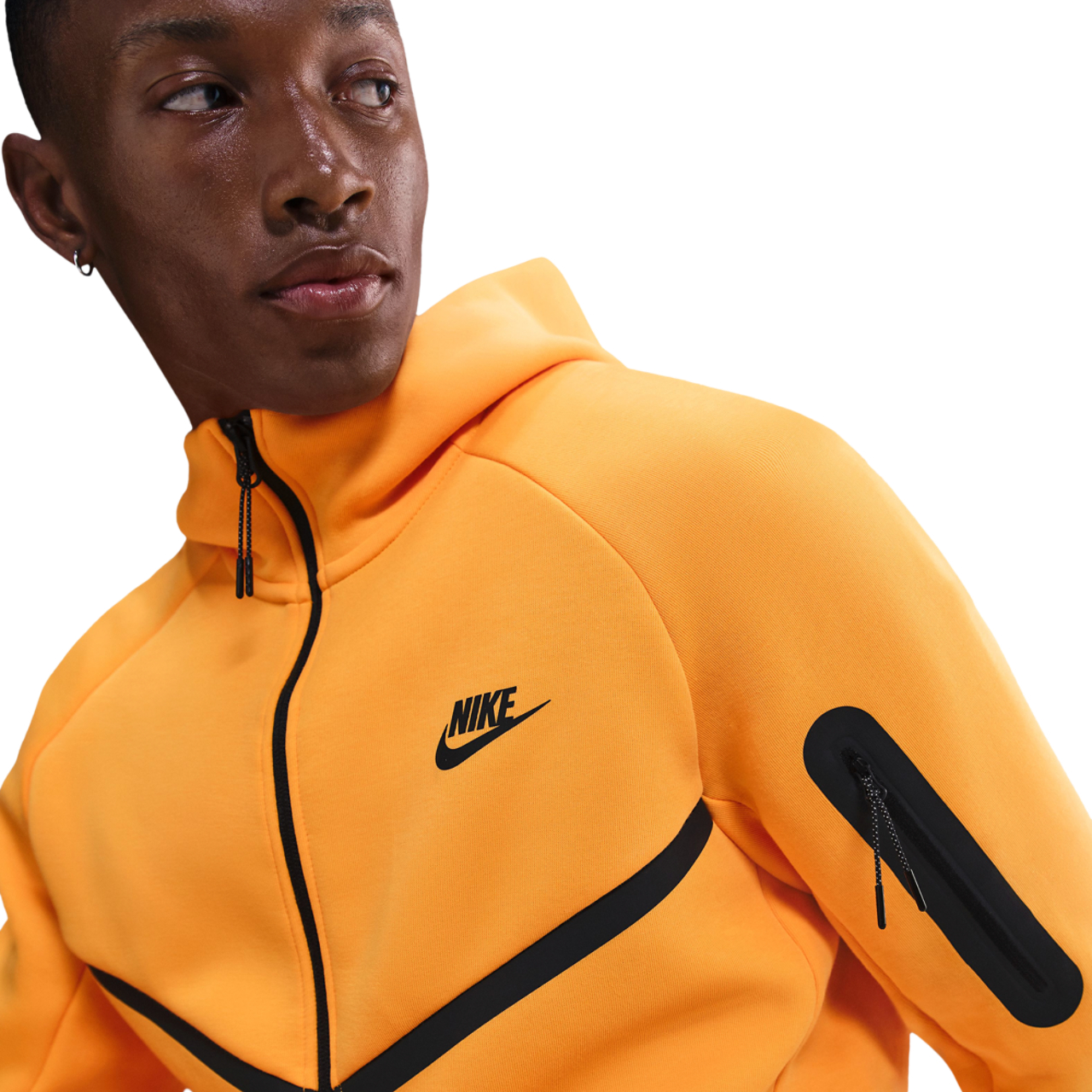 Nike NRG Tech Fleece Full Zip Windrunner Hoodie Image 3 of 3. Tap to open photo gallery.