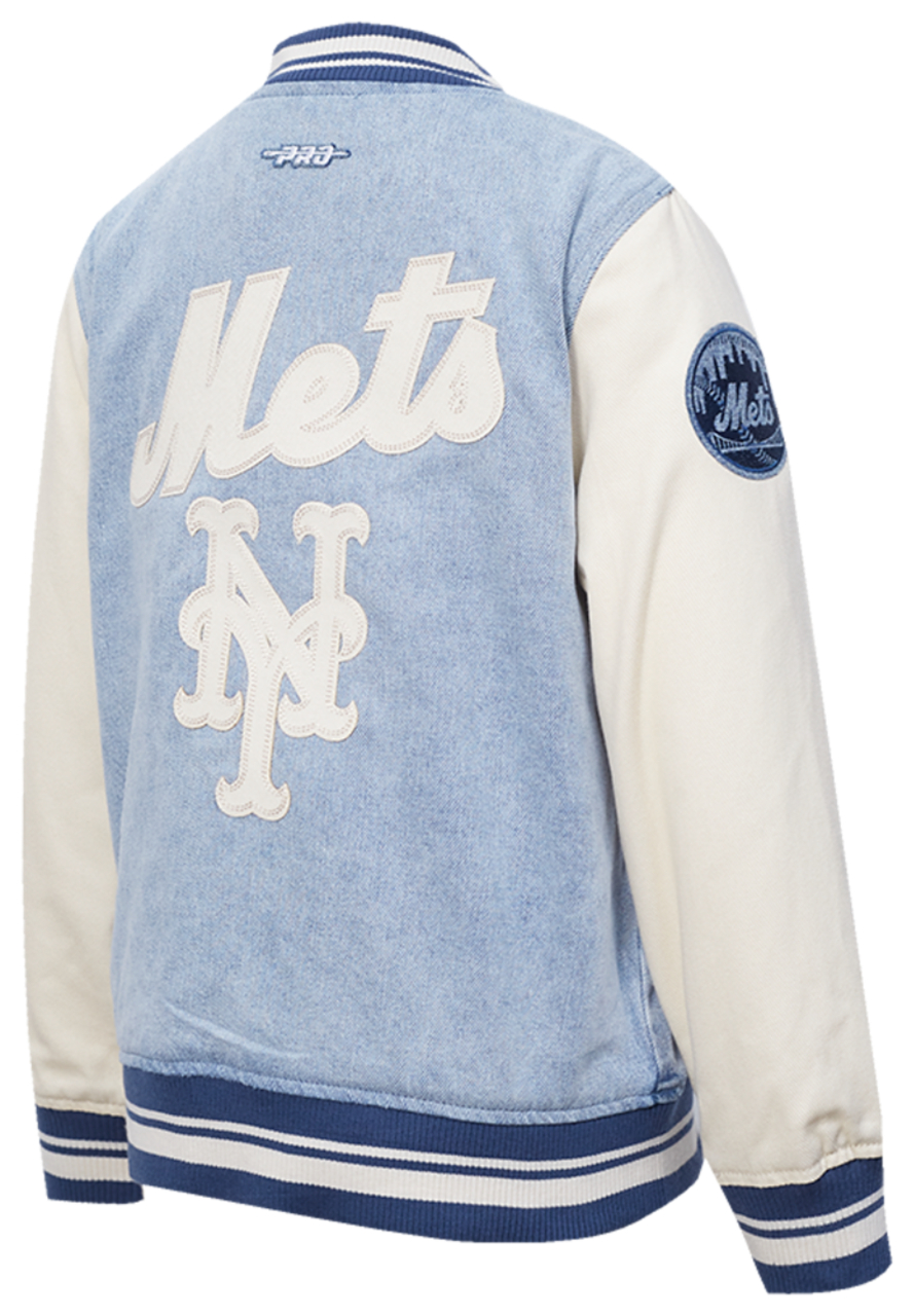 Pro Standard Mets Denim Jacket Image 4 of 7. Tap to open photo gallery.