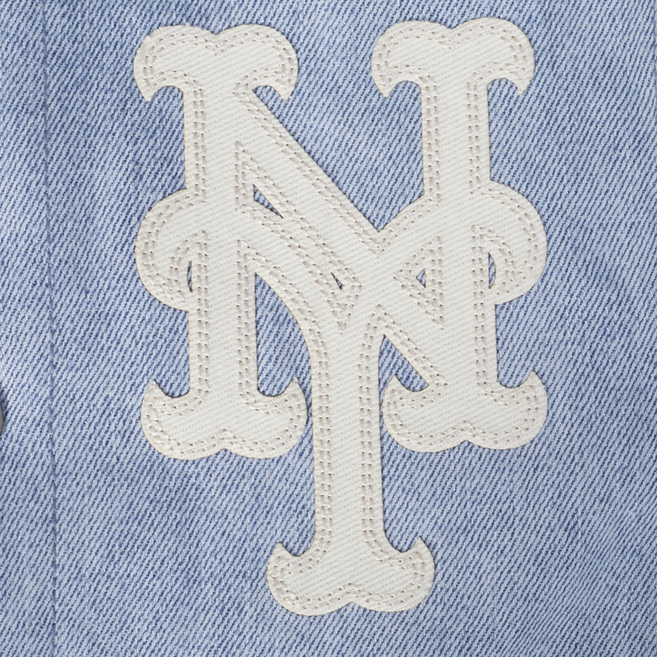 Pro Standard Mets Denim Jacket Image 5 of 7. Tap to open photo gallery.