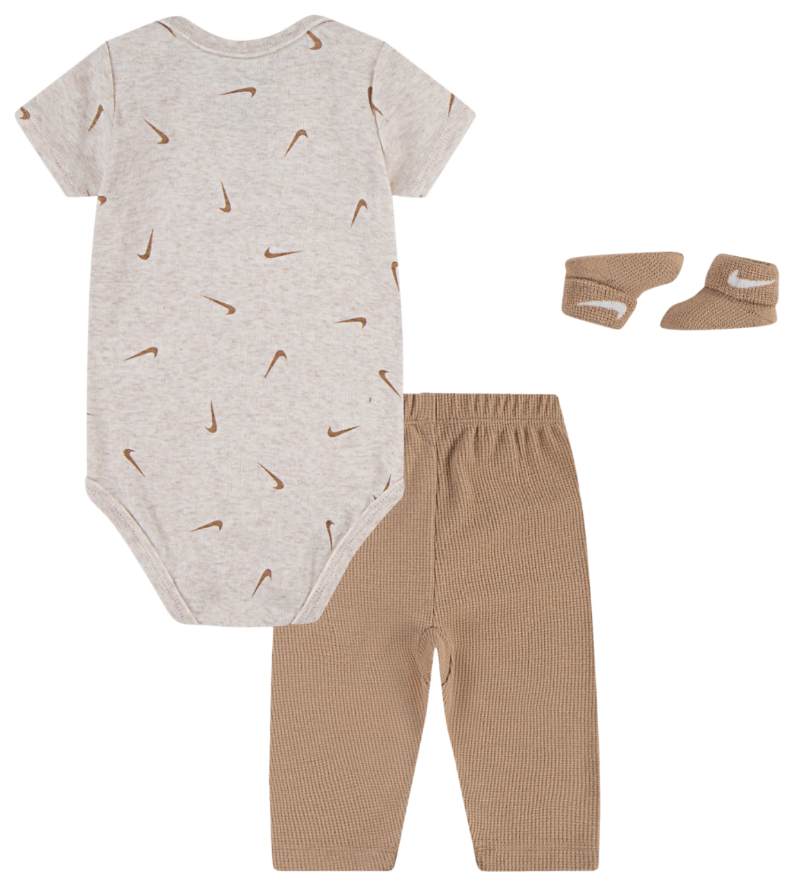 Nike 3 Pack Bodysuit & Waffle Pants Image 2 of 2. Tap to open photo gallery.