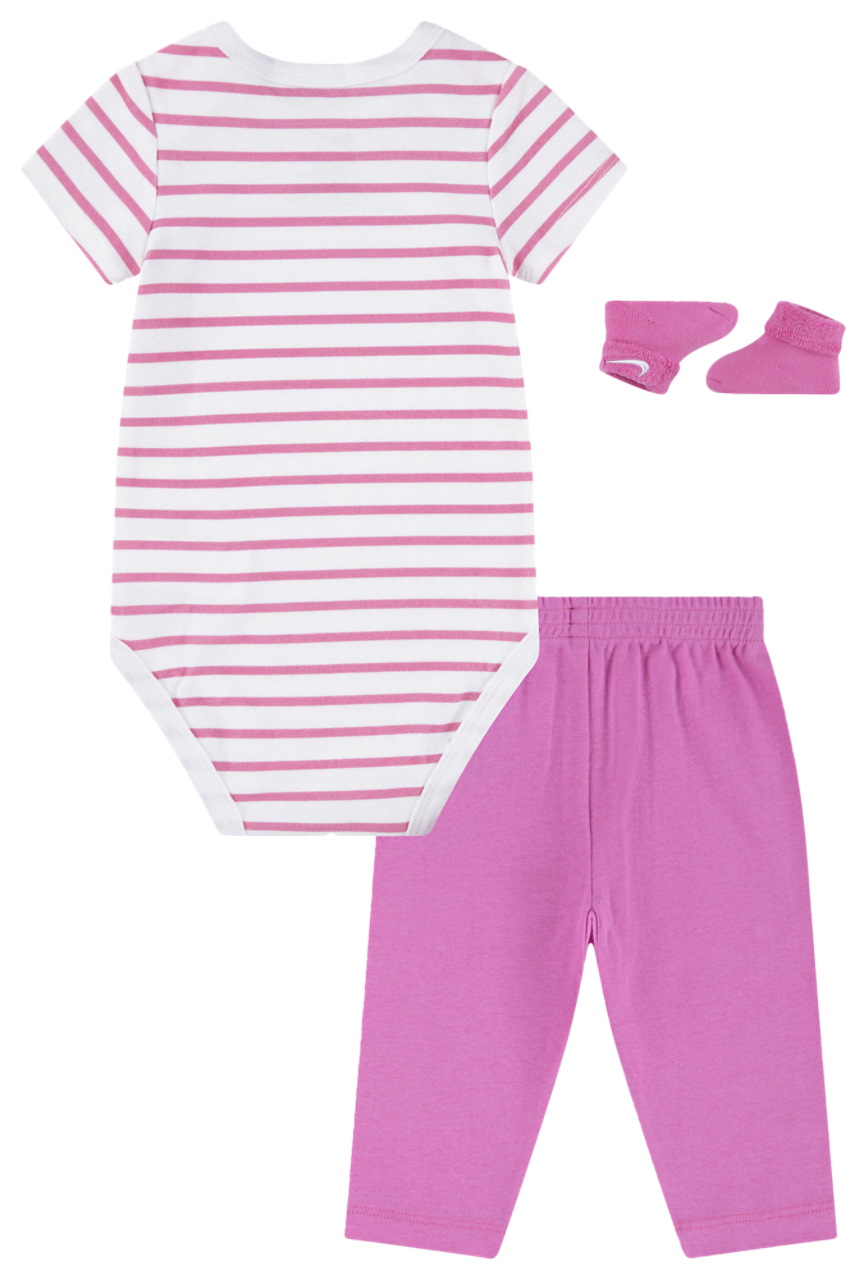 Nike Bodysuit & Terry Pants 3 Pack Image 2 of 5. Tap to open photo gallery.