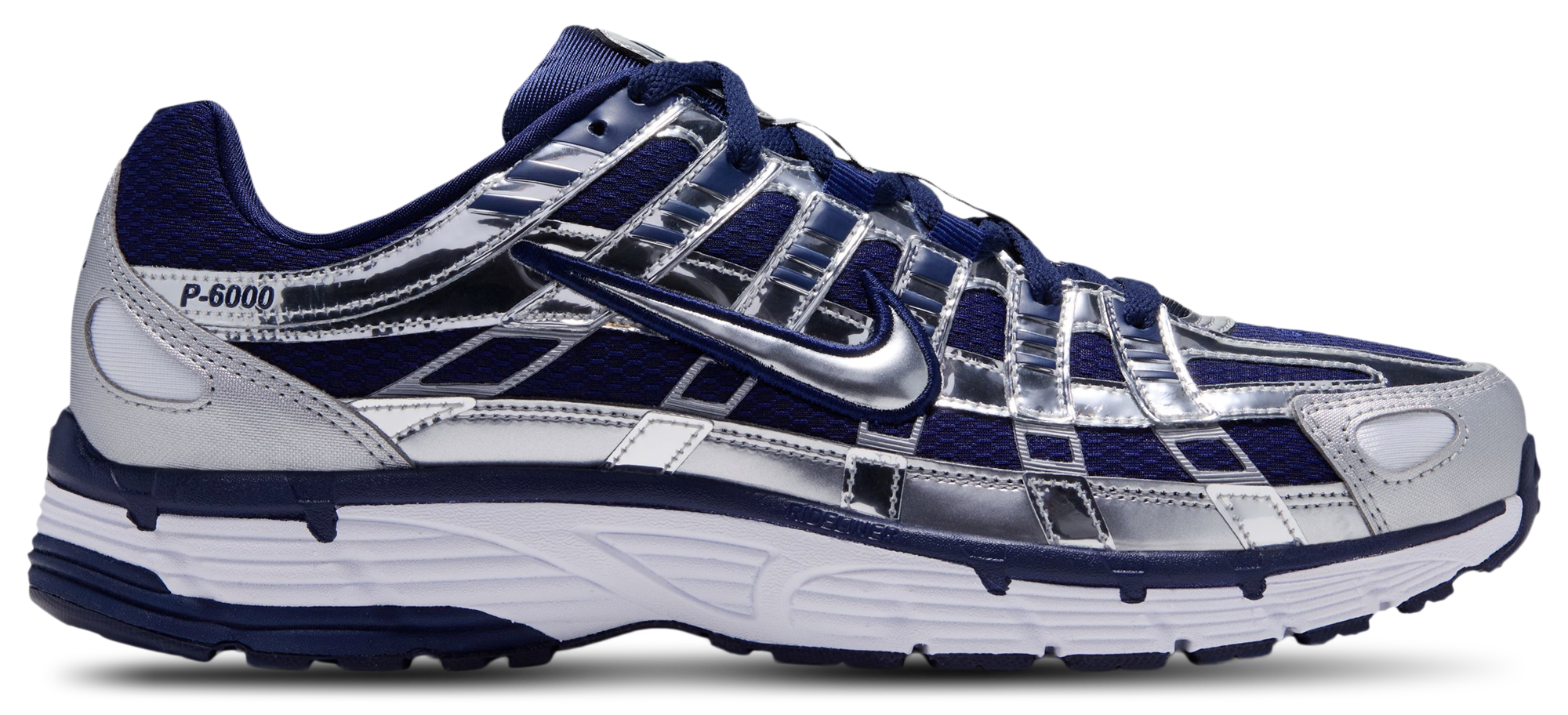 Nike P-6000 - Silver/Navy/White - Image 1