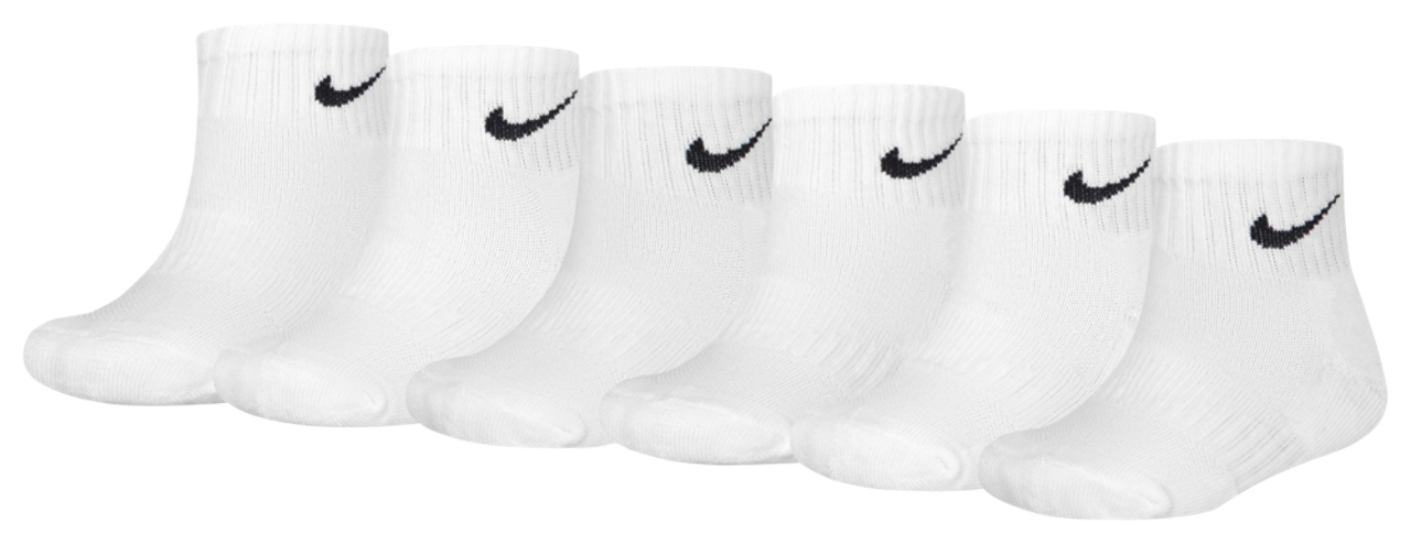 Nike Quarter Socks 6 Pack GSB Image 1 of 3. Tap to open photo gallery.