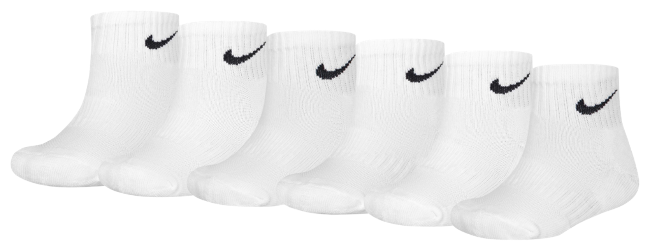 Nike Quarter Socks 6 Pack GSB Image 1 of 3. Tap to open photo gallery.