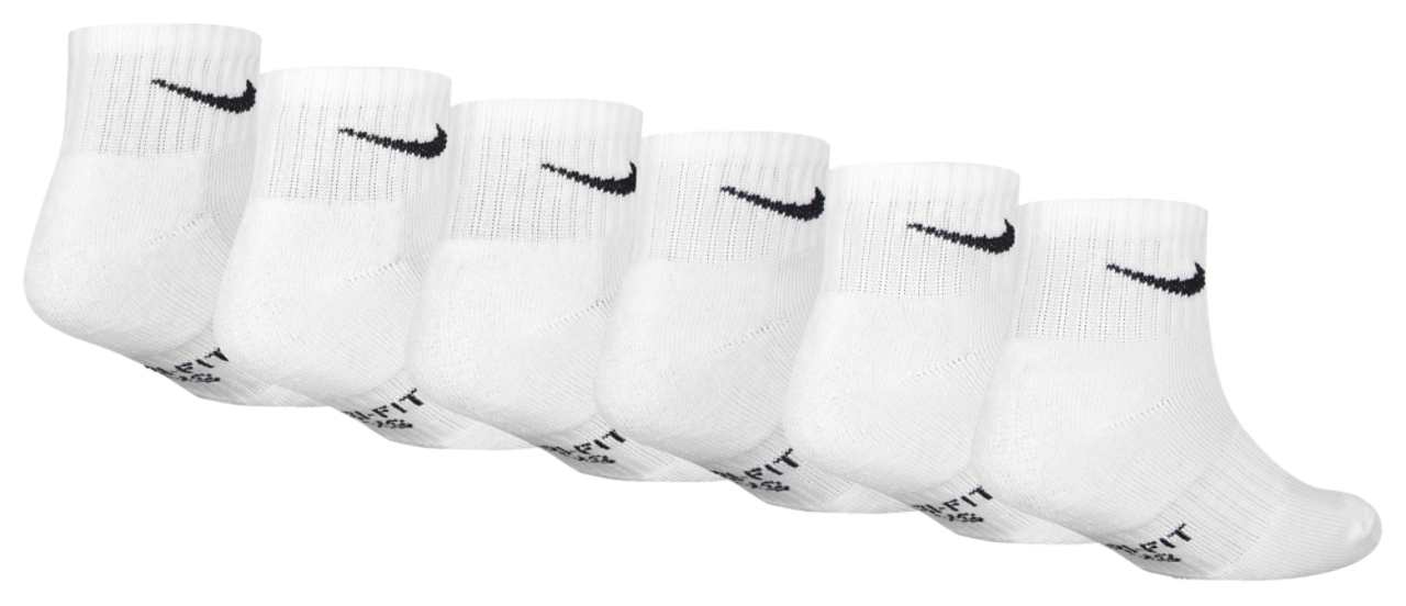 Nike Quarter Socks 6 Pack GSB Image 3 of 3. Tap to open photo gallery.